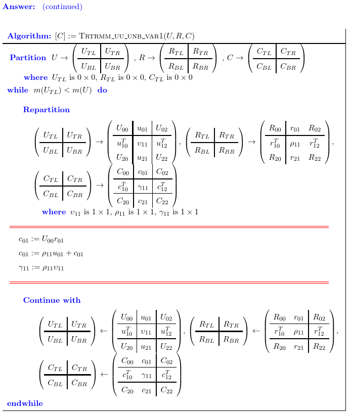 Upper triangular matrix-matrix multiplication